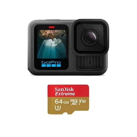GoPro Hero 13 black with 64GB memory card
