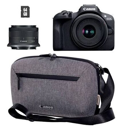 Canon EOS R100 Travel Kit With  RF-S 18-45mm F4.5-6.3 IS STM